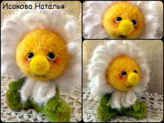 Мишка-ромашка Светланы Комаровой