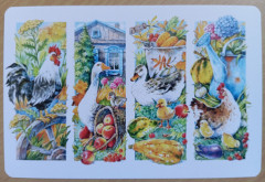 Открытка-постер Деревня