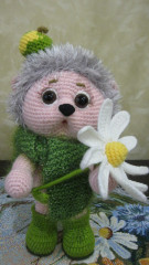 Ёжик ХОЧУЛЕТА от Тори Яровиковой. Связала для младшего сына в 2016-м году. Так он на своего ёжика не надышится.