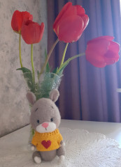 20220507_170112.jpg (158.06 КБ) 5085 просмотров Зайка для моего любимого зайки))