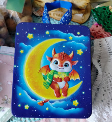 А еще новогодний подарок с конфетами! Настоящее чудо!<br />Жанна, еще раз огромное, преогромное спасибо! Подарок чудесный! Сплошной восторг!