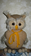 СОВЁНОК от Татьяны Кучерявой связан в подарок (2017) У меня он вертит головой