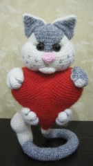 Котик ЛЮБИМЧИК от Светланы Леоновой (2016)<br />А вот усики ему я так и не вставила...