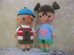 Крутые ребята ДЖИММИ и ДЖУТ. Описание от Натальи Кузиной (2020 - 2021 г.г.)<br />Как всегда... раздарила.