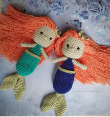 IMG_20220428_083855.jpg (310.06 КБ) 4964 просмотра Русалочки-подружки. Хвост снимается