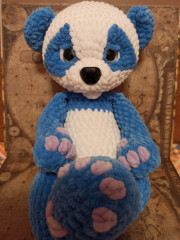 1652366865291..jpg (195.96 КБ) 4973 просмотра Милая пандочка, связана из плюшевых ниток.