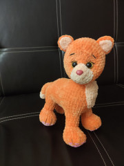 IMG_20220410_205050.jpg (123.01 КБ) 6499 просмотров Плюшевый рыжуля! Вязала кошечку, но кто-то говорит,что больше на лису похожа!<br />Мои любимые он-лайны от Натальи Дерюгиной!