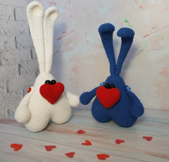 IMG_20220622_142631.jpg (254.35 КБ) 8432 просмотра СердеШные зайцы. Связаны в он-лайне, автора не помню, к сожалению