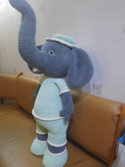 20201213_193638.jpg (123.98 КБ) 10162 просмотра Слоник рост 65см (без учета хобота)